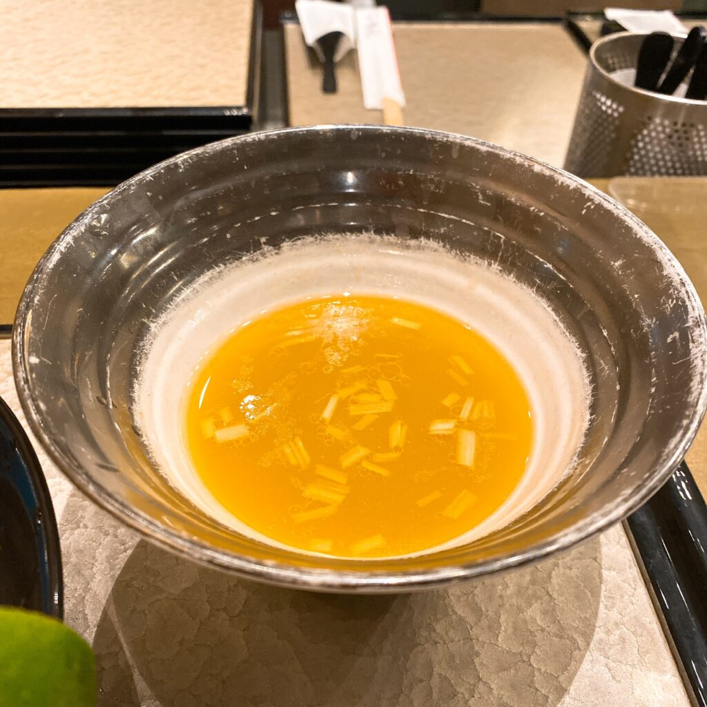 銀座魄瑛のスープ