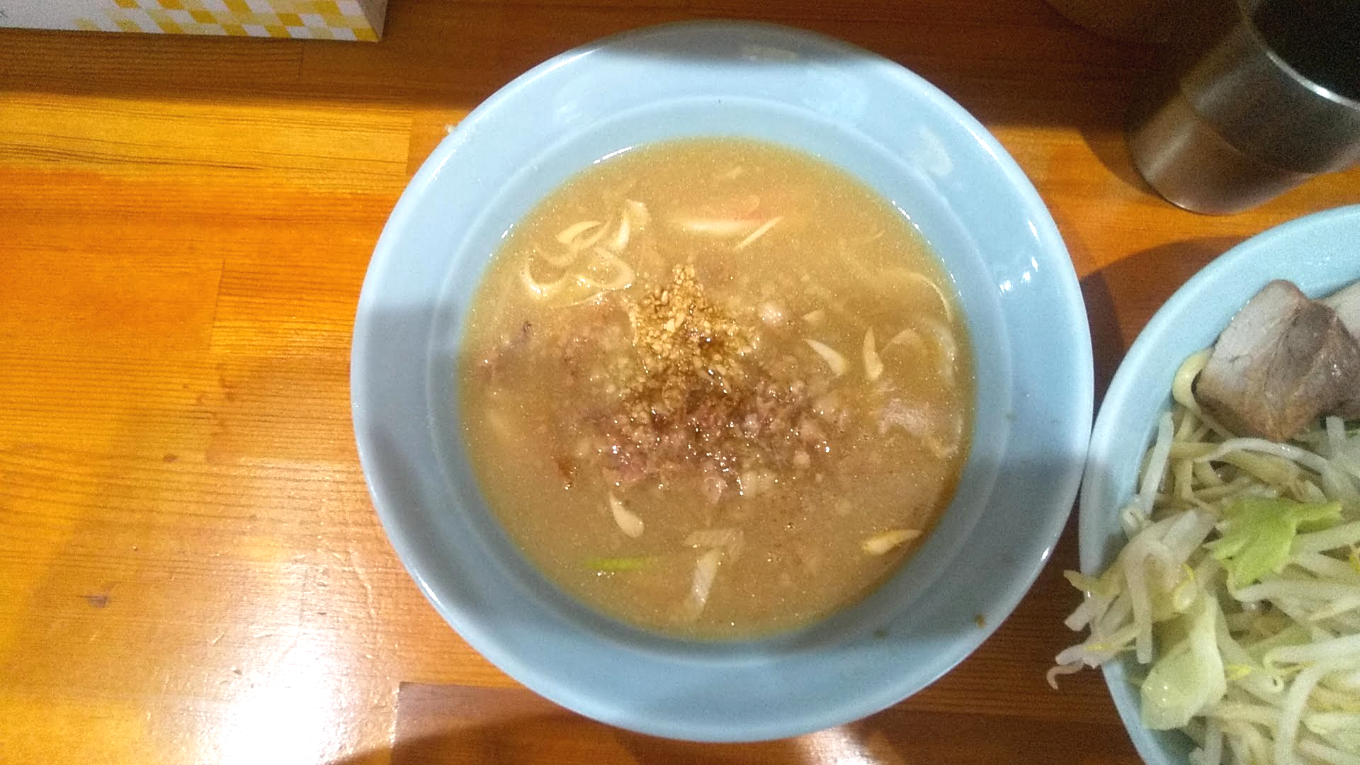 盛太郎のつけ麺のつけ汁の写真