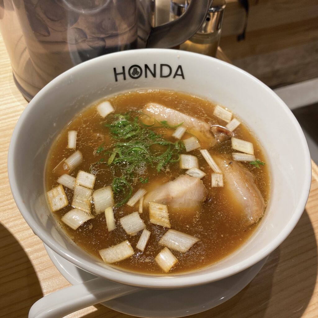 本田麺業のスープ