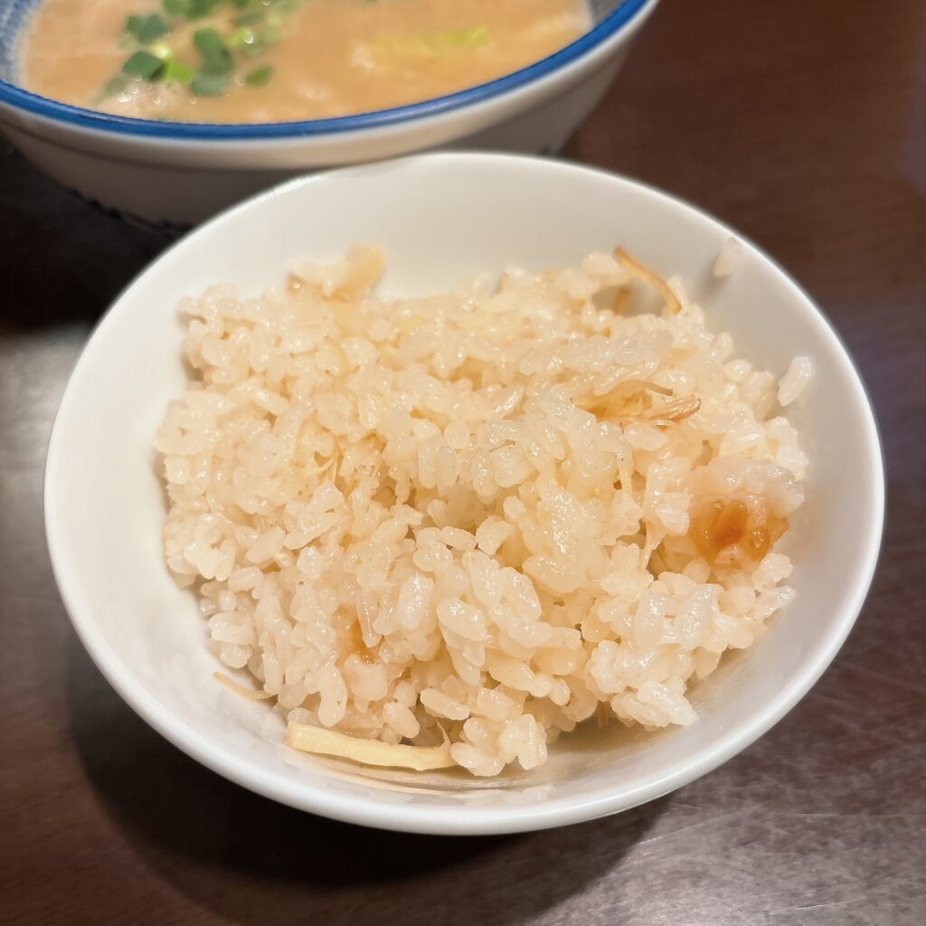 麺屋 樹真の炊き込みご飯