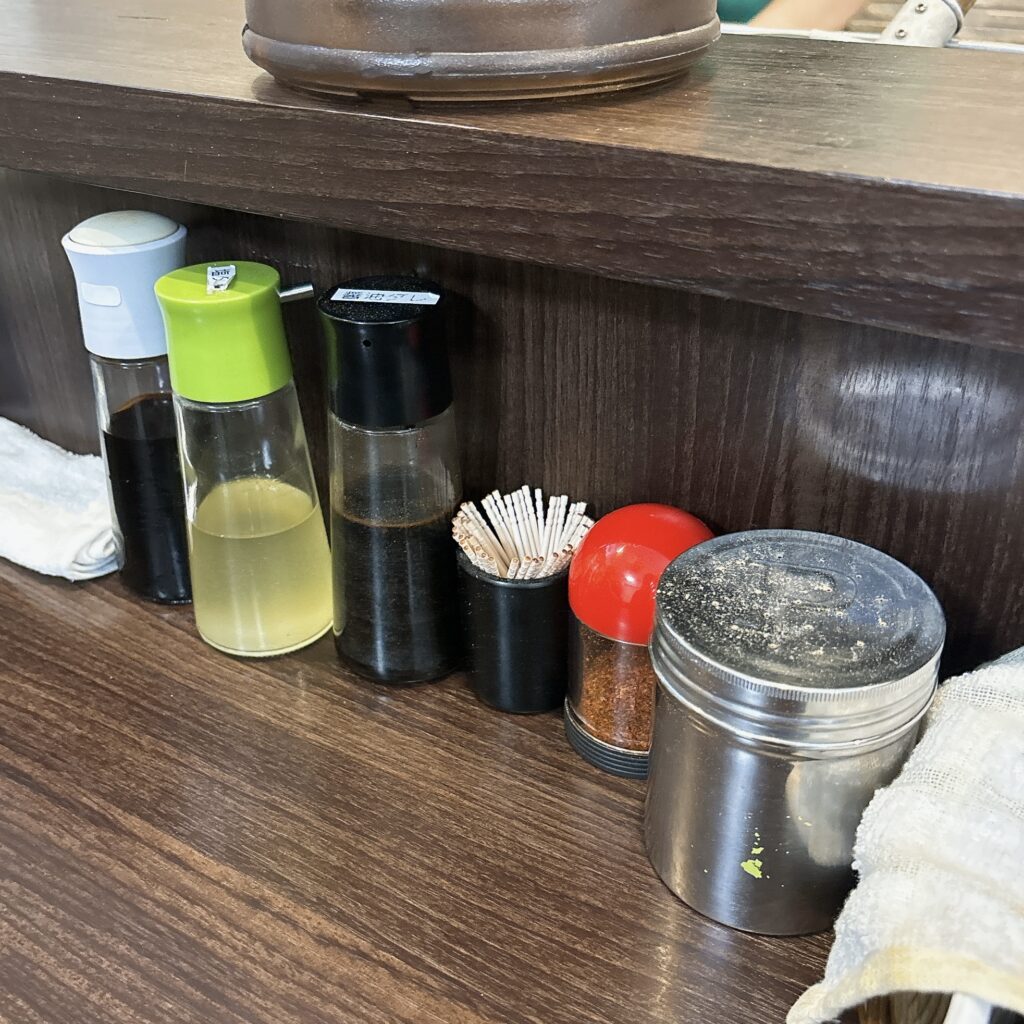かしわぎの卓上