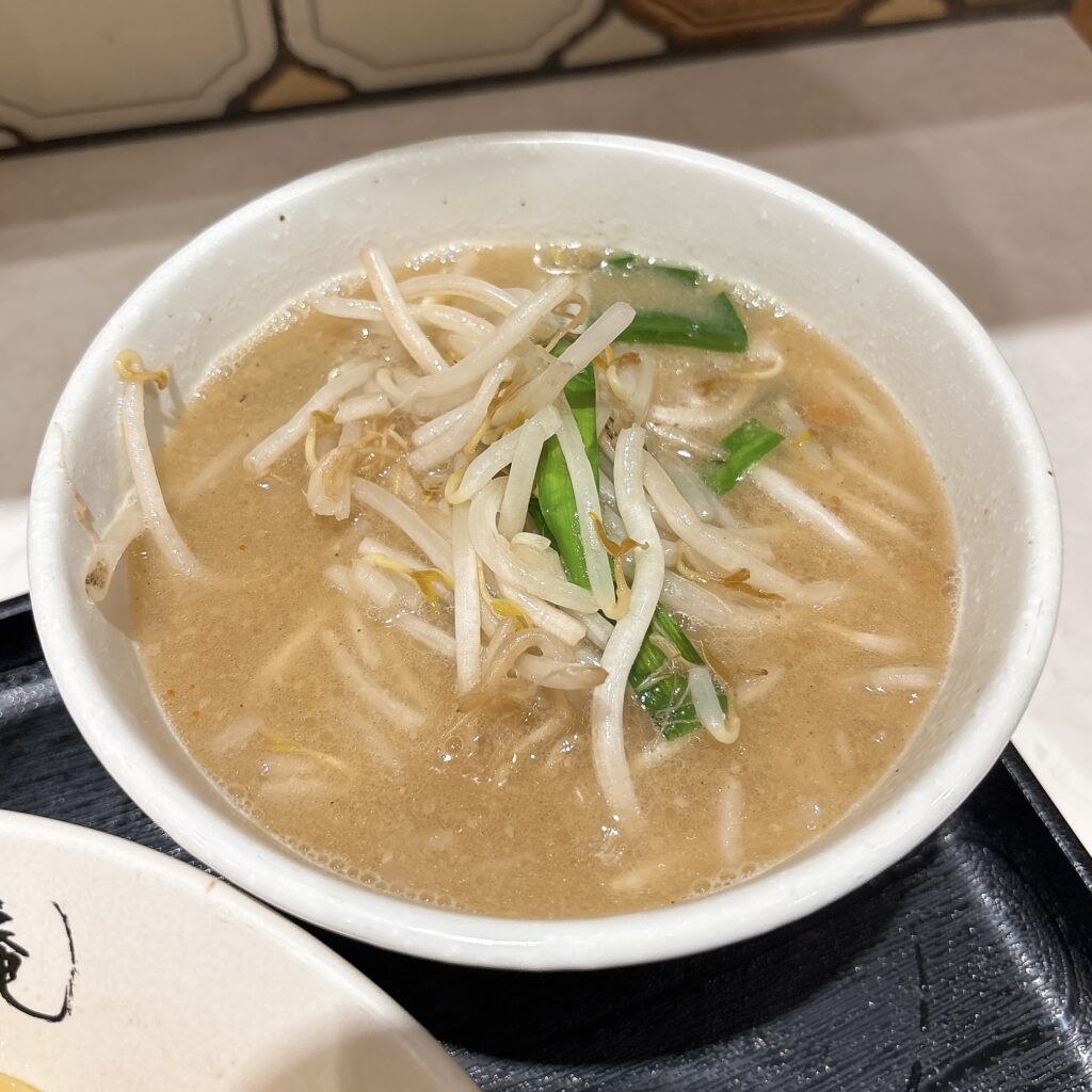 味噌麺処 花道庵のスープ