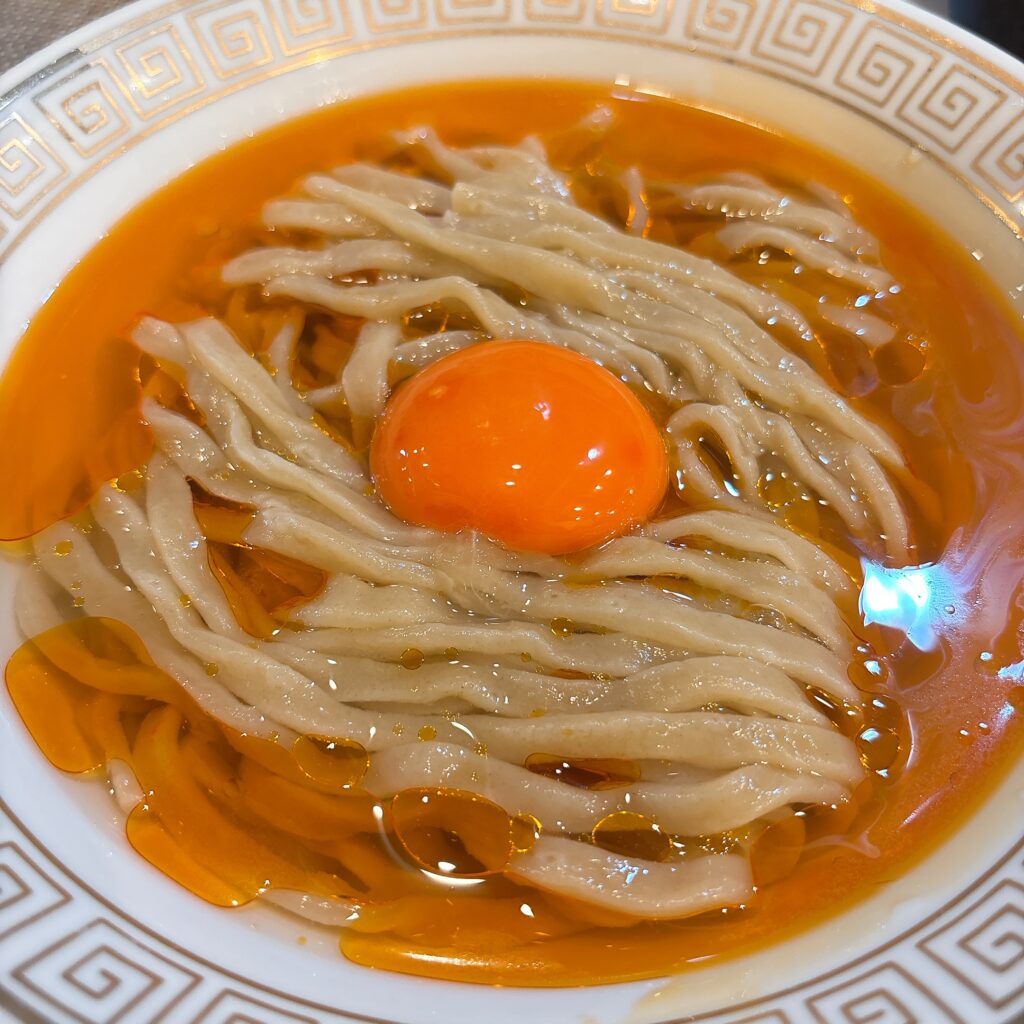 Menpeki Ginger Noodlesの麺