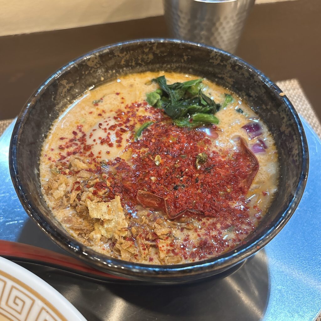Menpeki Ginger Noodlesのスープ