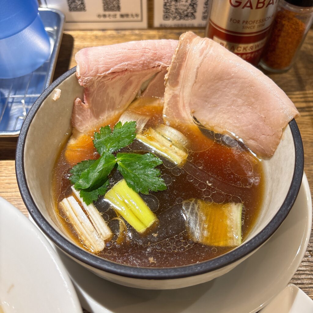 中華そば 麺壁九年のスープ