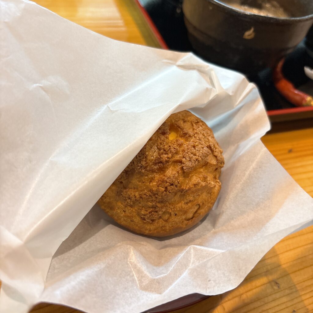 道玄のクッキーシュークリーム