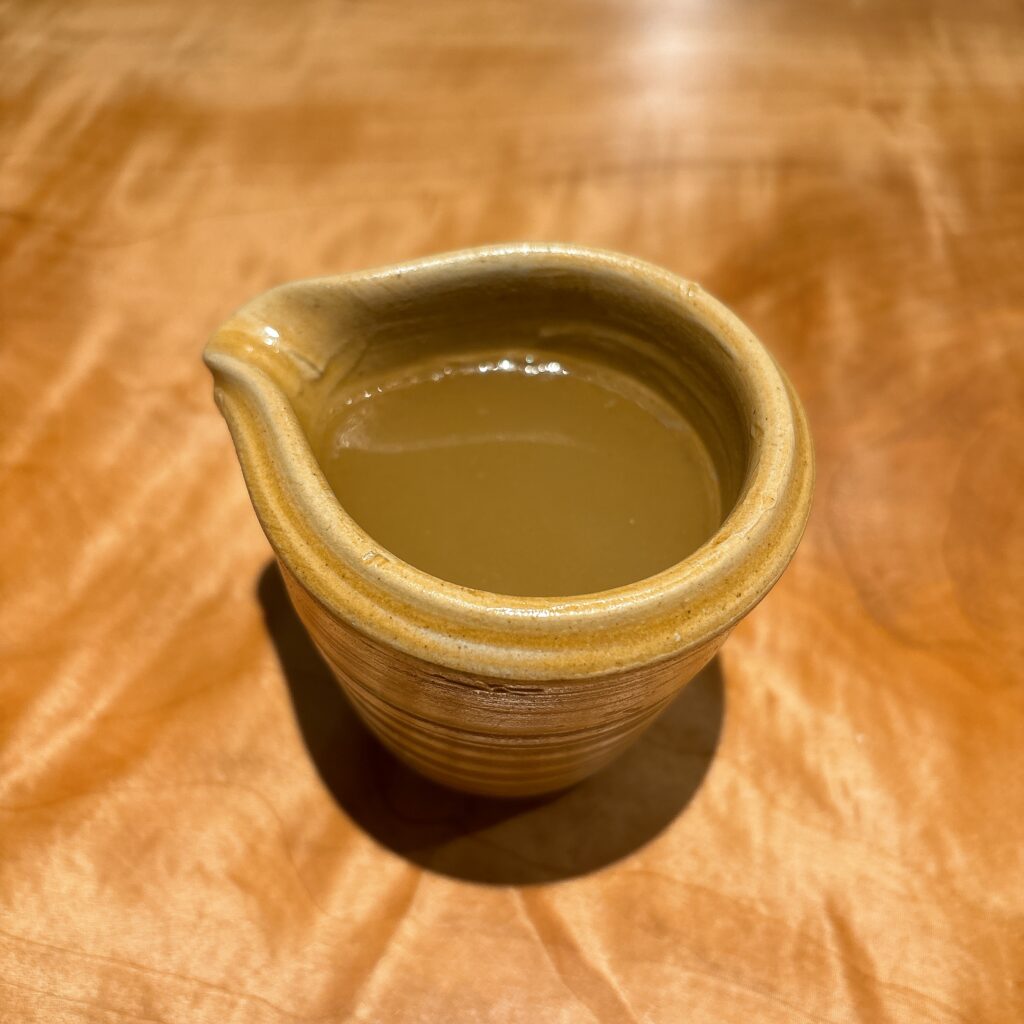 迂直のスープ割り