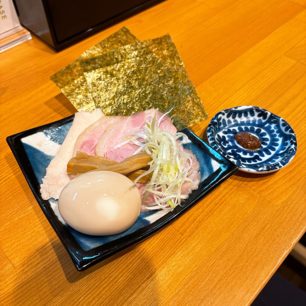 つけ麺 飛耀のトッピング
