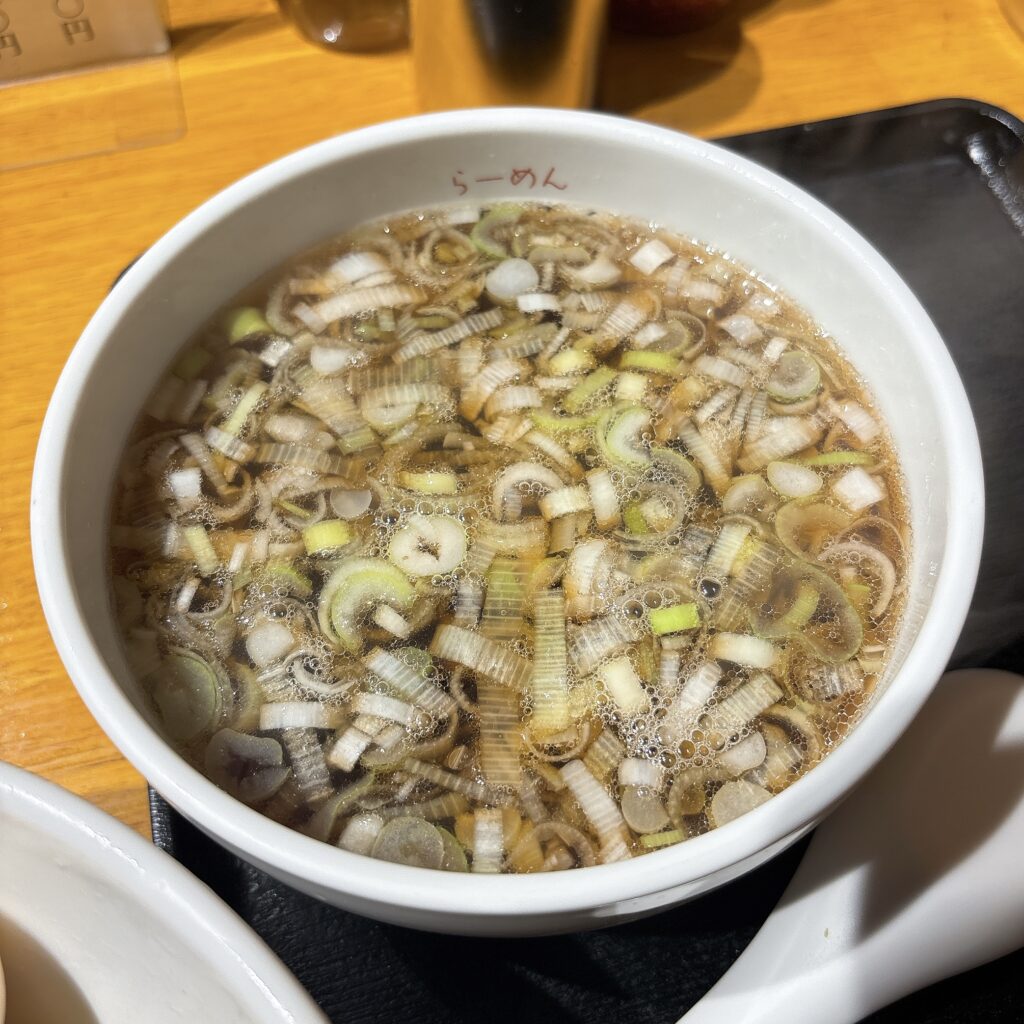 ラーメン ななふくのスープ
