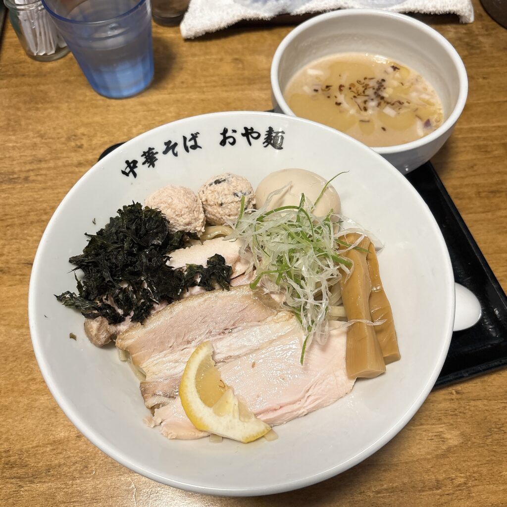 中華そば おや麺のつけ麺
