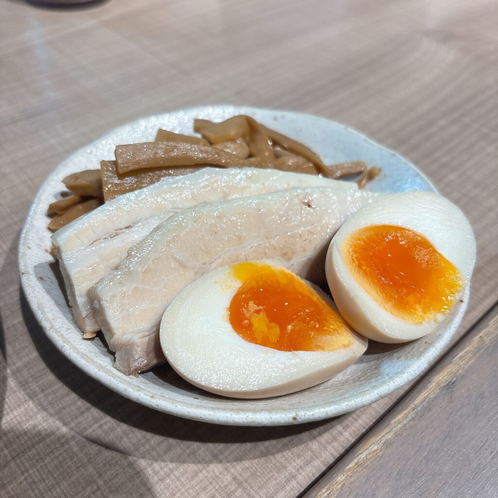 つけ麺 素家のトッピング